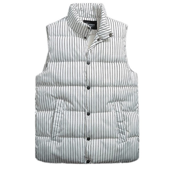 Мъжки елек в три цвята с висока яка