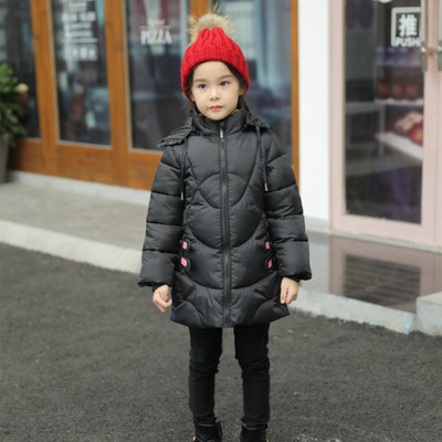 Стилно детско яке за момичета с качулка в три цвята