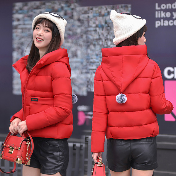 Модерно дамско яке с качулка в пет цвята