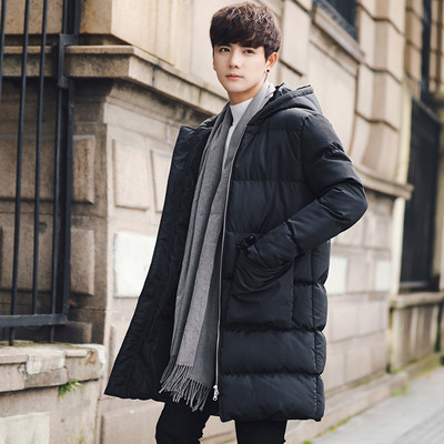 Мъжко яке дълъг модел с джобове в два цвята