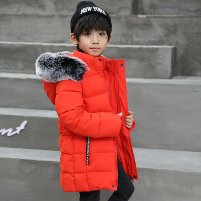 Елегантно детско яке за момчета с надписи в два цвята