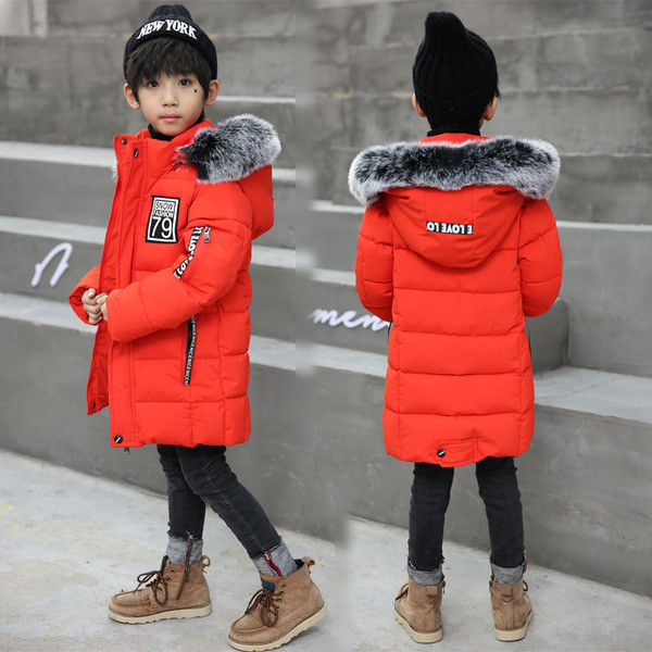 Елегантно детско яке за момчета с надписи в два цвята