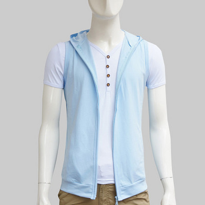 Мъжки елек в два модела с/без качулка