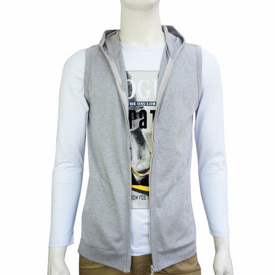 Мъжки елек в два модела с/без качулка