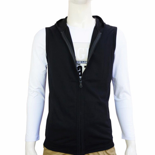 Мъжки елек в два модела с/без качулка 