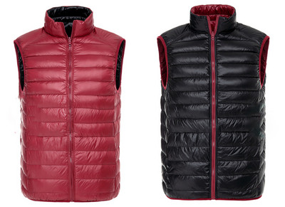 Елек с две лица в няколко цвята подходящ за жени и мъже