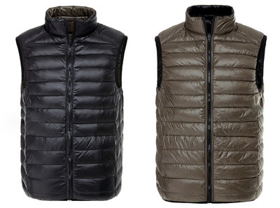 Елек с две лица в няколко цвята подходящ за жени и мъже