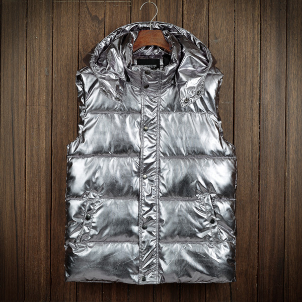 Модерен мъжки елек в два нюанса