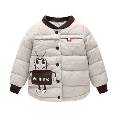 Стилно детско яке за момичета и момчета с апликация в няколко цвята