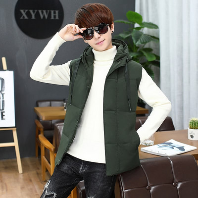 Изчистен мъжки елек в три цвята