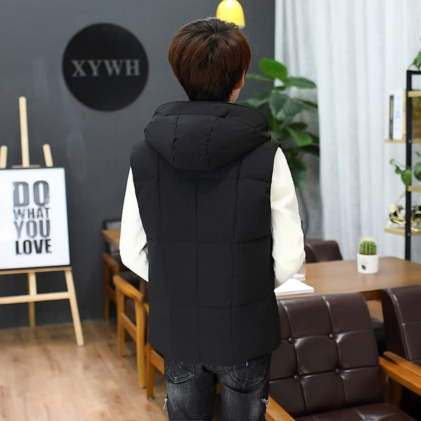 Изчистен мъжки елек в три цвята