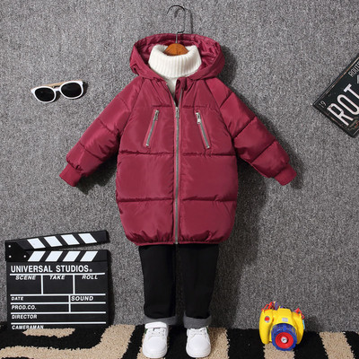 Ежедневен модел детско яке за момичета и момчета с качулка в четири цвята