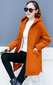 Спортно-ежедневно дамско палто с качулка в няколко цвята