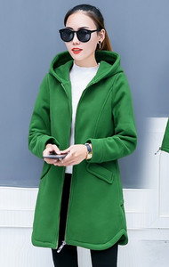 Palton dama sport-casual cu gluga in mai multe culori