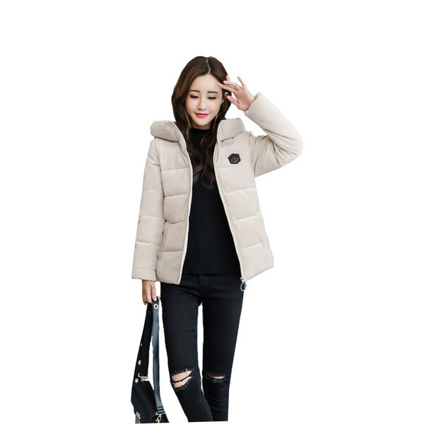 Стилно дамско яке с качулка в пет цвята