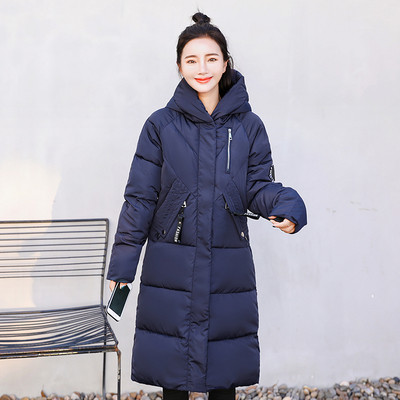 Μακρύ χειμωνιάτικο μπουφάν για γυναίκες σε διάφορα χρώματα