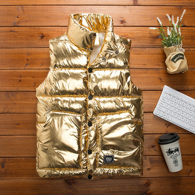 Мъжки модерен елек в няколко модела с висока яка