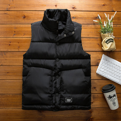 Мъжки модерен елек в няколко модела с висока яка