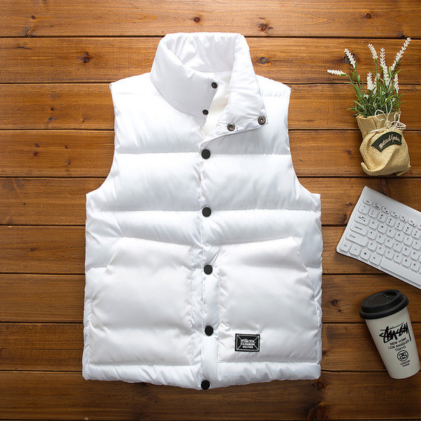 Мъжки модерен елек в няколко модела с висока яка