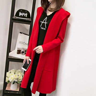 Ежедневно дамско палто с качулка дълъг модел в няколко цвята