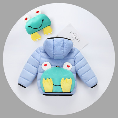 Модерно детско яке с 3D елементи за момичета и момчета в няколко цвята