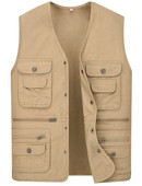 Мъжки елек в няколко цвята с джобове 