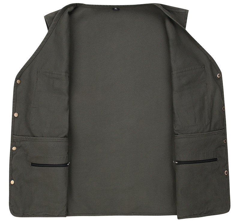 Мъжки елек в няколко цвята с джобове 