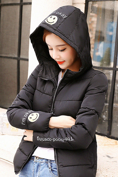 Geaca de dama moderna cu imprimeu si gluga in mai multe culori