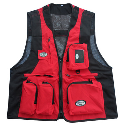 Мъжки спортен елек в три цвята с предни дбожове