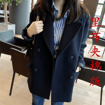 Ежедневно дамско палто с джобове в два цвята