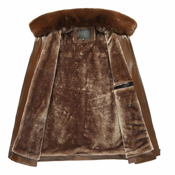 Модерно мъжко яке от еко кожа с мека подплата в няколко модела