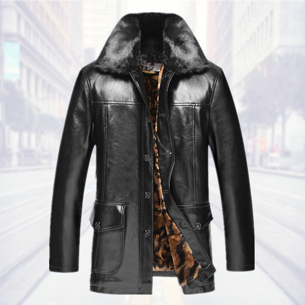 Модерно мъжко яке от еко кожа с мека подплата в няколко модела