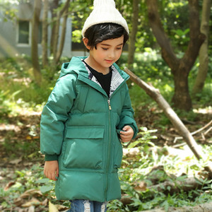 Детско зимно дълго яке в четири цвята подходящо за момичета и момчета