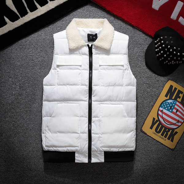 Мъжки елек с яка в няколко цвята - два модела