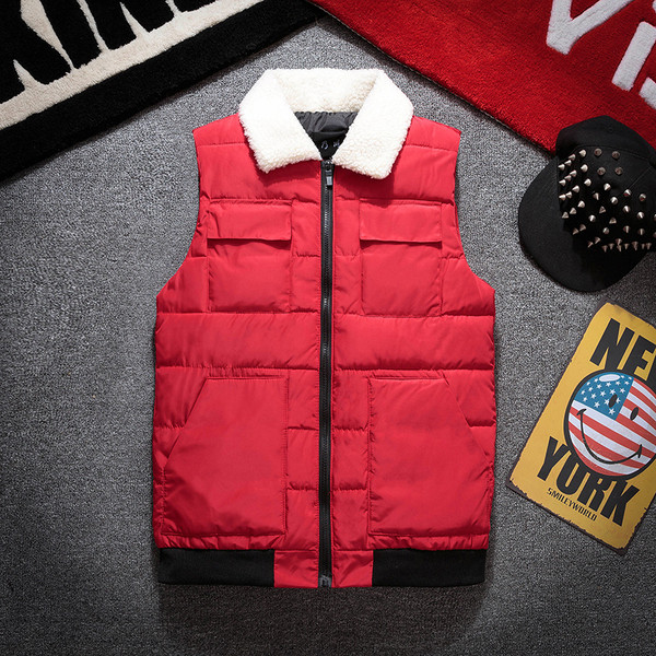 Мъжки елек с яка в няколко цвята - два модела