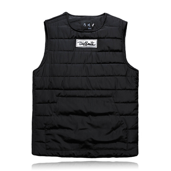 Мъжки модерен елек със странично закопчаване и преден джоб