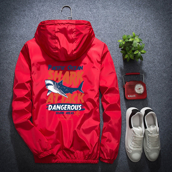 Мъжко модерно яке с надпис и щампа