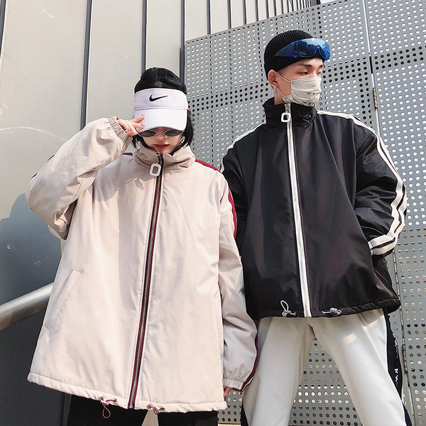 Спортно-ежедневно яке със странични кантове в няколко цвята