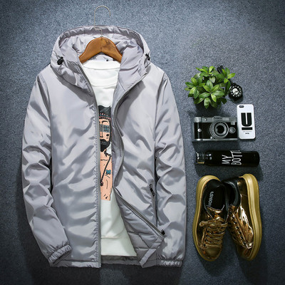 Ежедневно мъжко яке с качулка в няколко цвята