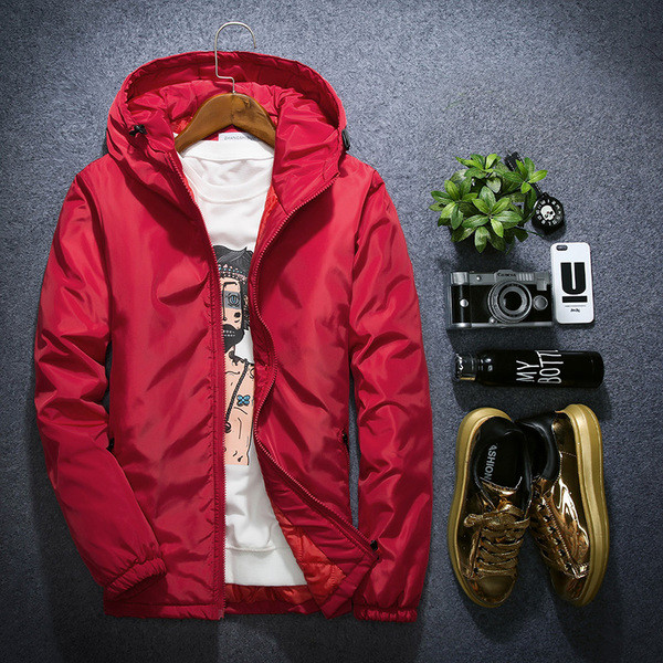 Ежедневно мъжко яке с качулка в няколко цвята