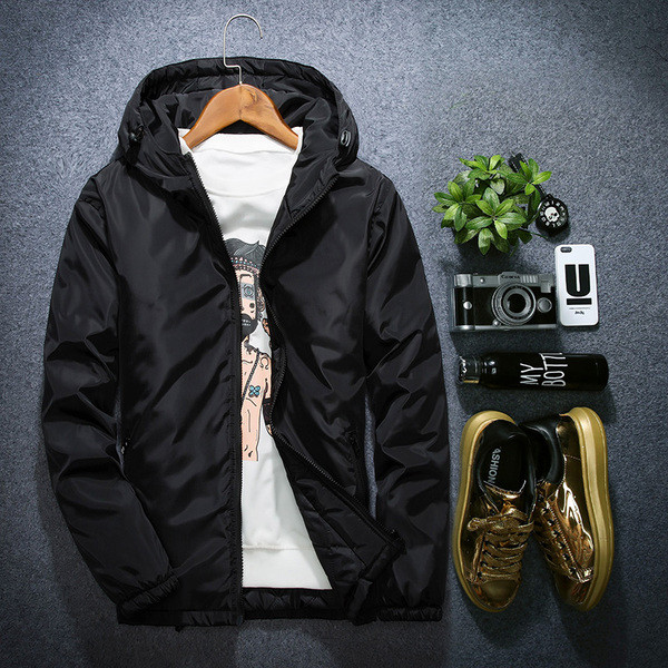 Ежедневно мъжко яке с качулка в няколко цвята