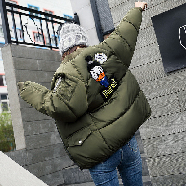 Дамско яке с апликация на гърба в няколко цвята