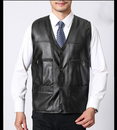 Мъжки зимен елек с подплата в два модела