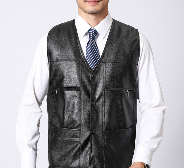 Мъжки зимен елек с подплата в два модела