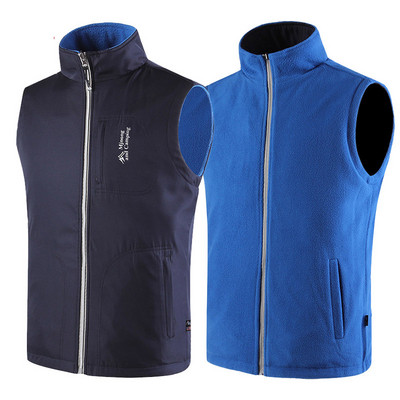 Мъжки спортен елек в няколко цвята с две лица