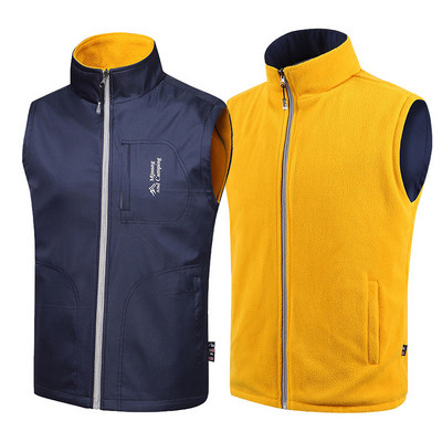 Мъжки спортен елек в няколко цвята с две лица