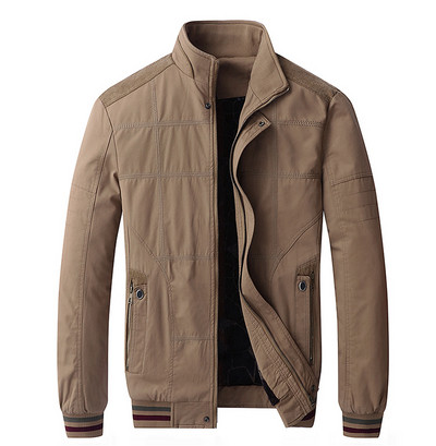 Ежедневно мъжко яке в зелен, кафяв и черен цвят