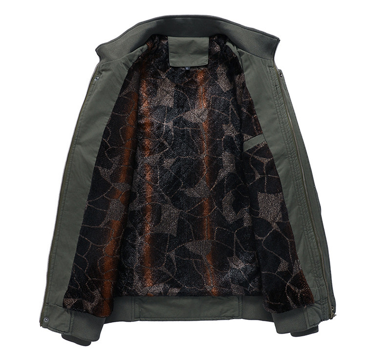 Ежедневно мъжко яке в зелен, кафяв и черен цвят