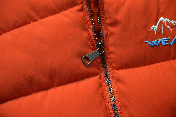 Ежедневен детски плътен елек за момчета в оранжев цвят