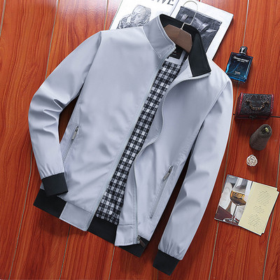 Мъжко ежедневно яке с О-образно деколте в няколко модела